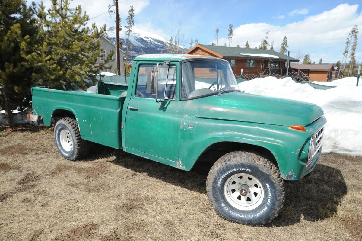 Great Patina'd 1964 international 1200 4x4 truck 1964 International Harvester scout, travelall, traveler, dodge power wagon