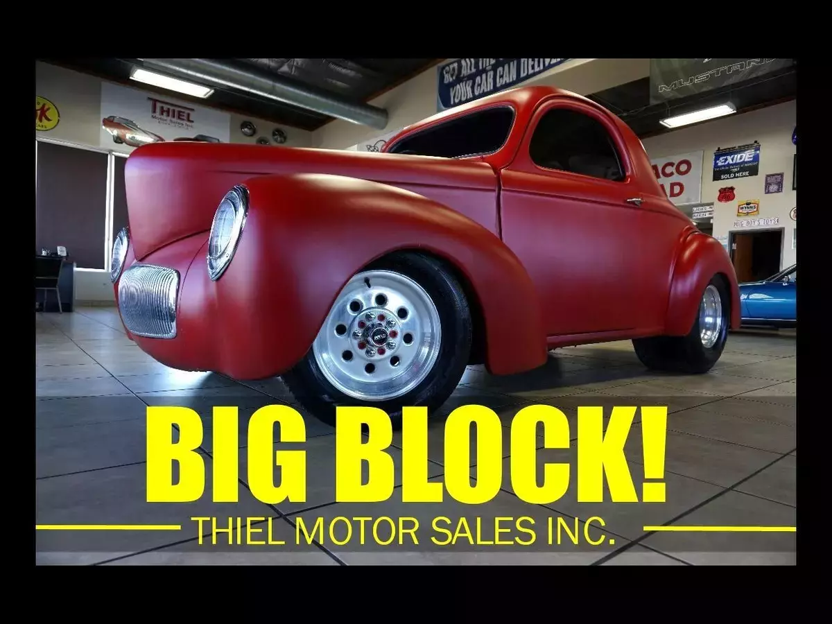 GREAT PRICE 1941 Willys Coupe Big-Block 454 TUBBED 39 40 41 1941 Willys Coupe Big-Block Automatic