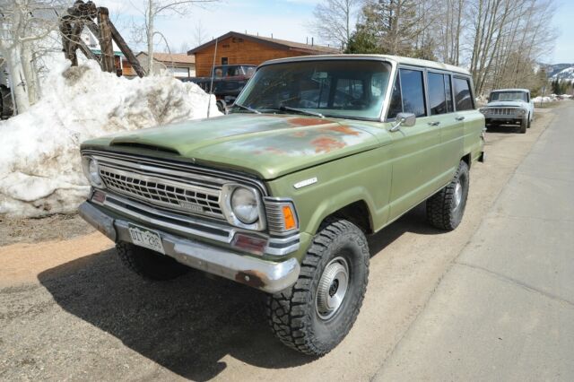 Great Running and Driving little truck with a lot of work done too it. 1973 Jeep Wagoneer