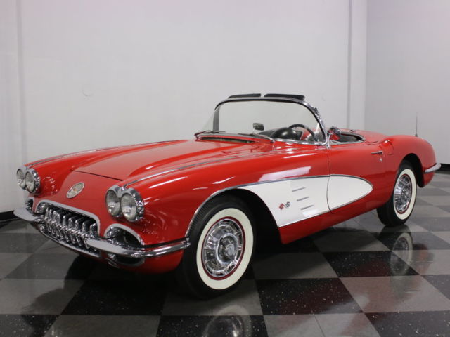 GREAT RUNNING & DRIVING 'VETTE W/ A 327 V8 & 4 SPEED MANUAL, NEW SOFT TOP, NICE! 1960 Chevrolet Corvette