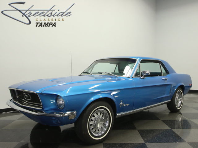 GREAT VALUE C-CODE '68, 289 V8, AUTO, FACT COLORS, AC, WELL MAINTAINED, RECEIPTS 1968 Ford Mustang