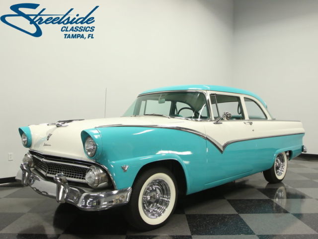 GREAT VALUE, U-CODE 272 V8, 3 SPD MAN, PERIOD CORRECT COLORS, STRAIGHT & CLEAN! 1955 Ford Customline