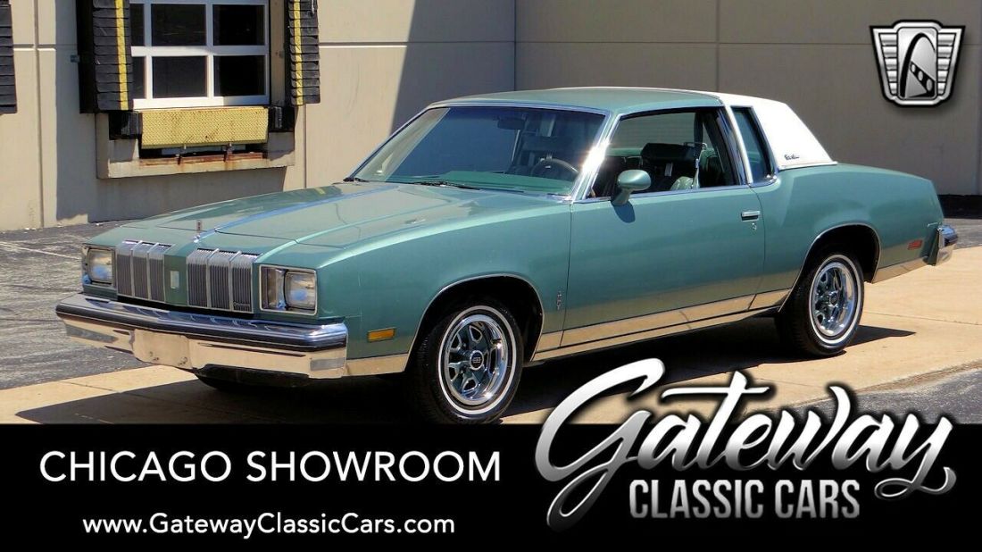 Green 1978 Oldsmobile Cutlass Actual Miles, Low Miles, Numbers Matching 4.3L V 1978 Oldsmobile Cutlass
