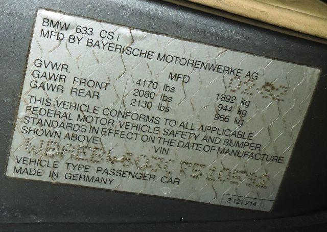 1982 BMW 6-Series - photo 11