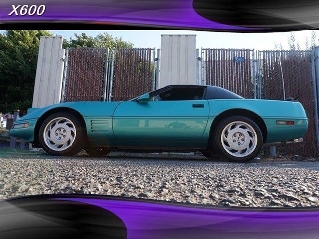 Green Chevrolet Corvette with 53,824 Miles available now! 1991 Chevrolet Corvette Factory Hardtop 50000 Miles