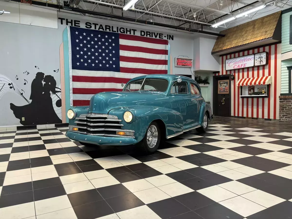 Green Chevrolet Fleetline with 0 Miles available now! 1948 Chevrolet Fleetline