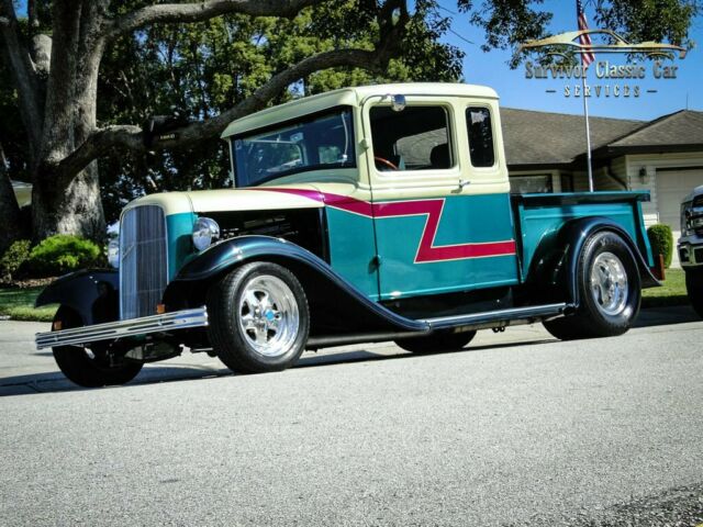 Green (Dark) Ford Pickup with 3501 Miles available now! 1933 Ford Other Pickups Street ROD