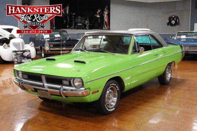 Green Dodge Dart with 27,174 Miles available now! 1970 Dodge Dart 6 pack Tribute