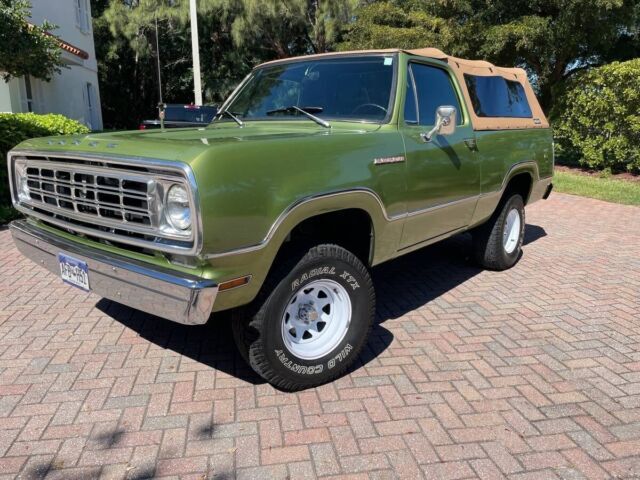 Green Dodge Ramcharger with 96,970 Miles available now! 1976 Dodge Ramcharger - VERY CLEAN ORIGINAL SUV -