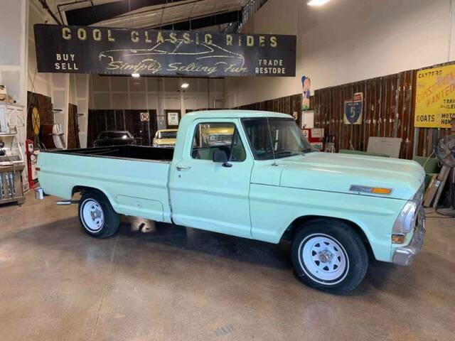 Green Ford F-100 with 76,886 Miles available now! 1971 Ford F-100 Custom