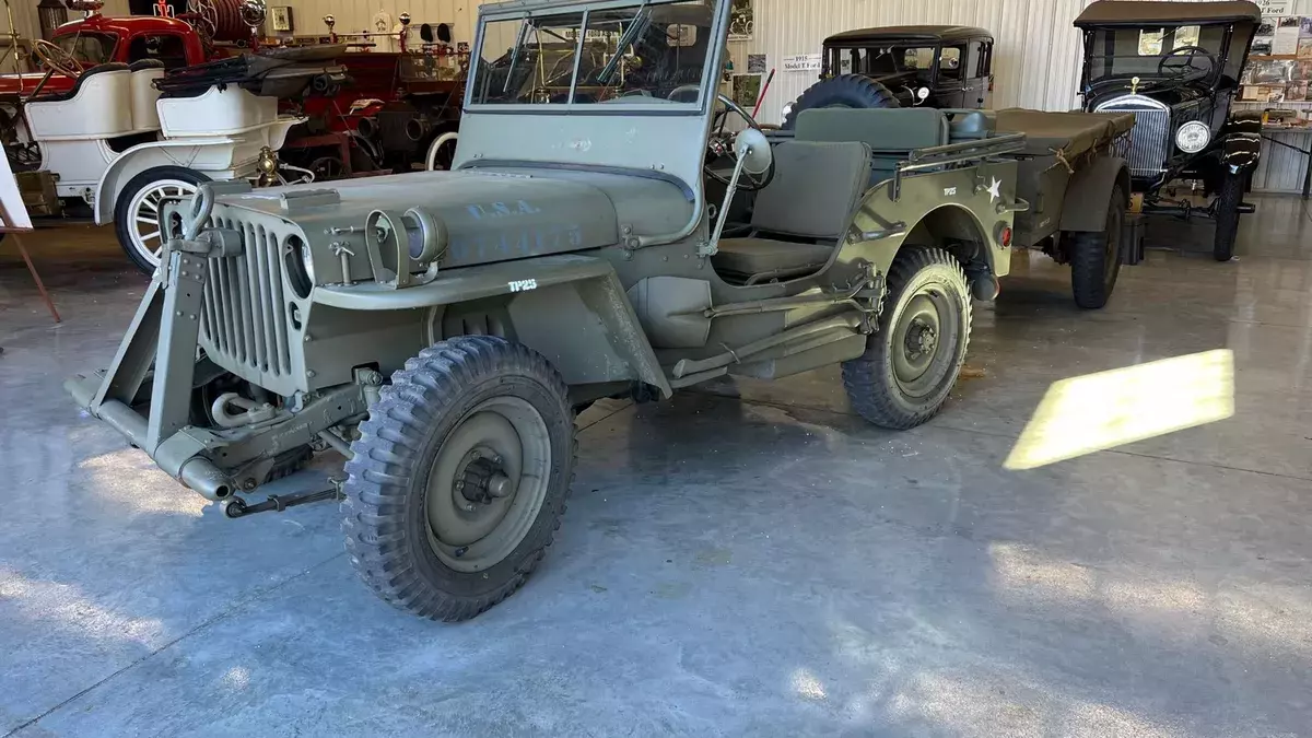 Green Willys MB Jeep with 0 Miles available now! 1942 Willys MB Jeep