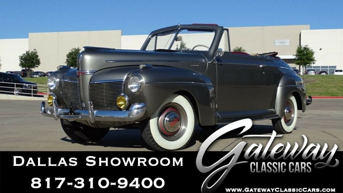 Grey 1941 Mercury Eight 100HP 239 CID V8 3 Speed Manual Available Now! 1941 Mercury Eight Convertible 19A