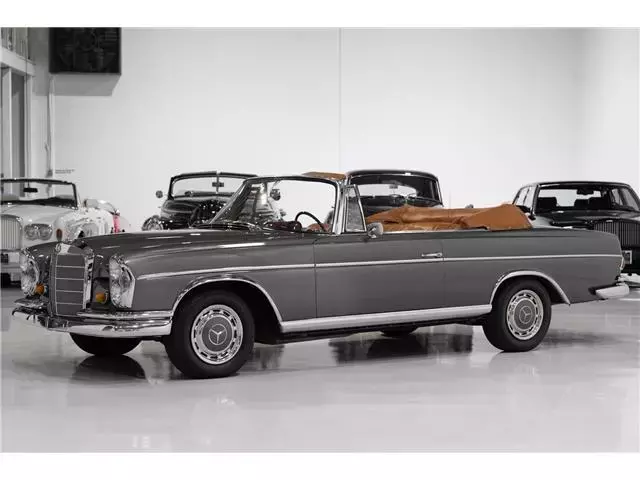 Grey over Brown | Please "See full description" for more photos/info 1967 Mercedes-Benz 300 SE Cabriolet