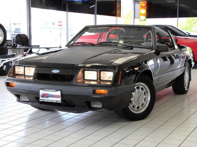 GT Convertible 5-Speed New Tires Turn Key California Car 1986 Ford Mustang GT Convertible 5-Speed New Tires California Car