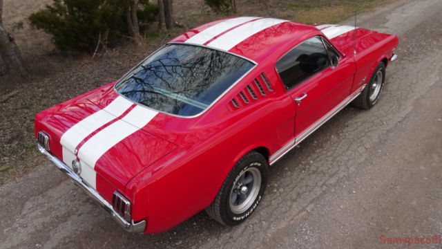 GT350 Shelby Fastback clone 1966 Ford Mustang - 302 4bbl. High Perf/ AC - VIDEO 1966 Ford Mustang GT350 2+2 Sportsroof