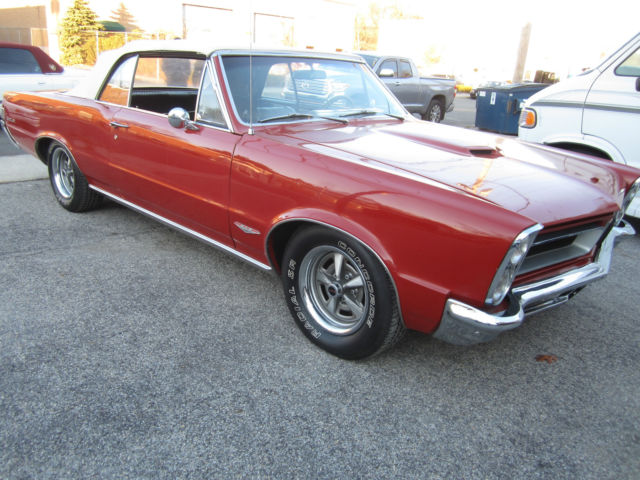 GTO CONVERTIBLE NOT lemans tempest catalina 2+2 or trans am PHS 1965 Pontiac GTO CONVERTIBLE