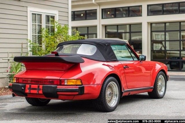 1986 Porsche 911 Carrera Wide Body Cabriolet M491 Turbo Look - photo 8