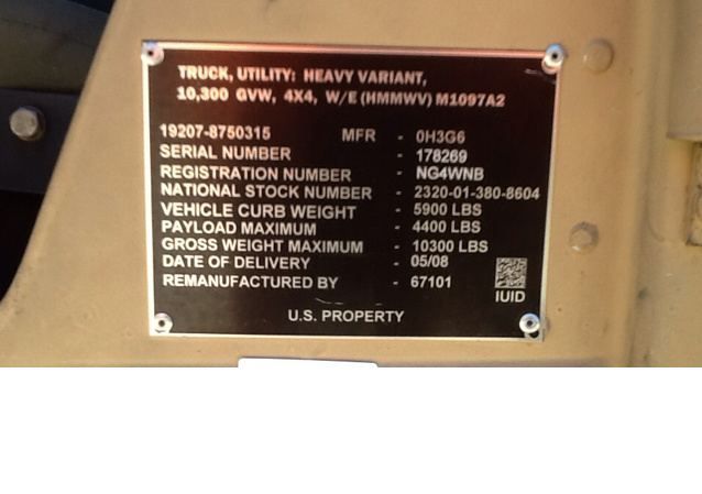 1980 Hummer H1 - photo 2