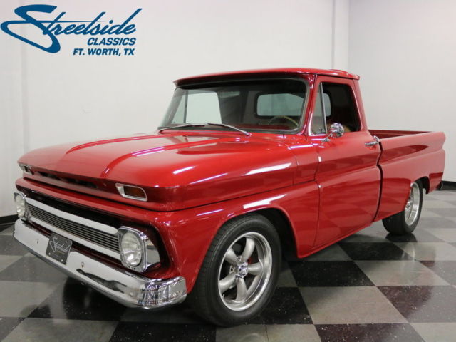 HANDSOME DARK RED PAINT! 350 V8, 700R4, COLD A/C, PS, PB W/ FRT DISC, TURN KEY!! 1966 Chevrolet C-10