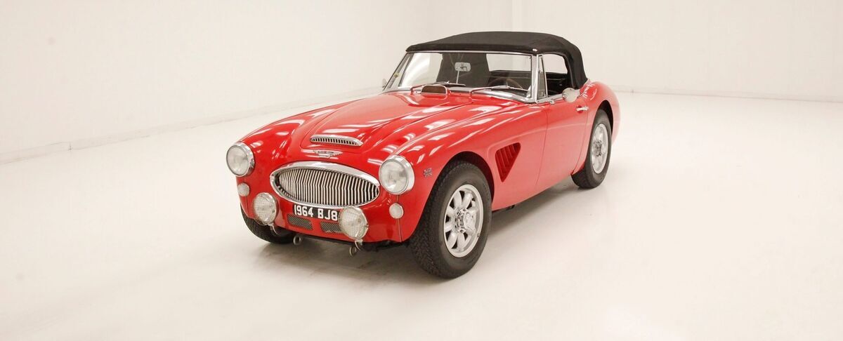 Hard & Soft Tops/Nicely Restored/2912cc I6/Dual SU Carbs/4-Speed Manual & OD 1964 Austin-Healey 3000 MK III Roadster