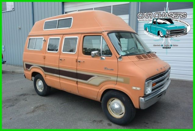HARD TO FIND ORIGINAL SURVIVOR TRADESMAN 100 SWB CONVERSION VAN NR 130PIX+VIDEO 1975 Dodge Ram Van NO RESERVE ORIGINAL SURVIVOR!