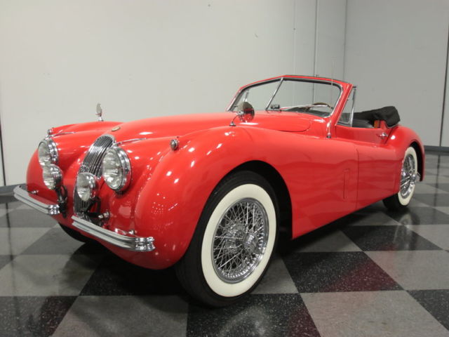 HARD-TO-FIND, SOUGHT AFTER XK-120 DHC, HERITAGE TRUST, #'S MATCH, LOTS OF DOCS! 1954 Jaguar XK XK-120 SE DHC Roadster