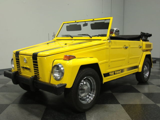 HARD-TO-FIND THING, FULLY RESTORED, AIR-COOLED FLAT 4, 4-SPEED, READY TO CRUISE! 1974 Volkswagen Thing