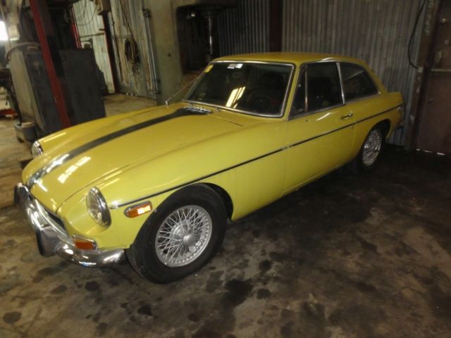 Has just over 42,000 miles. Outside is exquisitely maintained, Inside needs attn 1973 MG MGB GT