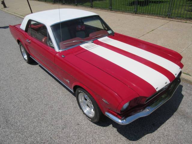 Head-Turning Red & White Ford Mustang 1965 Ford Mustang