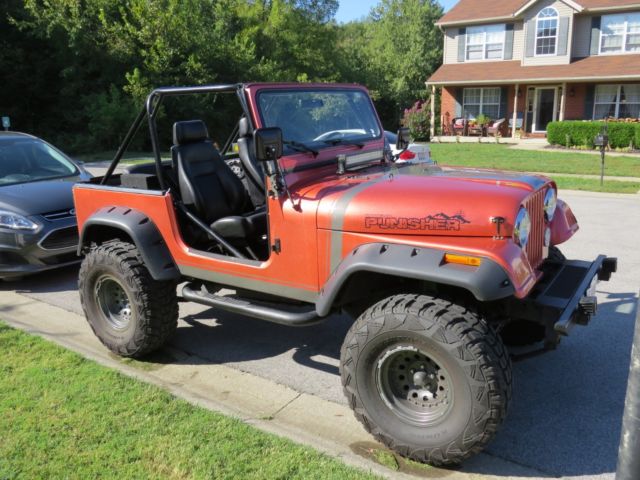 Heavily customized. CJ7 front end and fiberglass tub 1991 Jeep Wrangler