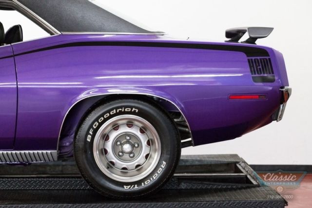 1970 Plymouth 'Cuda Plum Crazy E Body Rally Dash Pistol Grip Shifter - photo 8