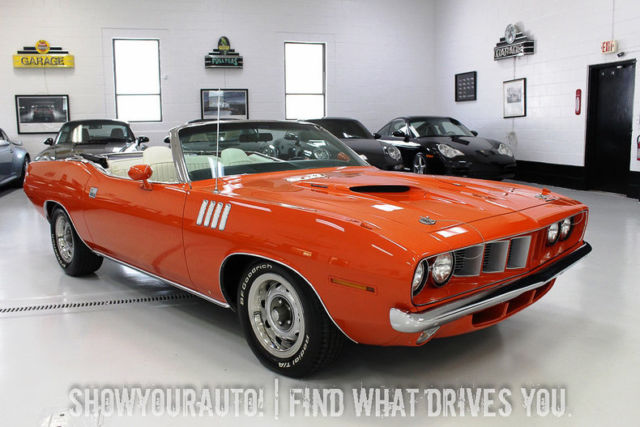 Hemi Orange 1971 Plymouth Cuda 383 Magnum 727 Auto for sale! 1971 Plymouth Other 'Cuda