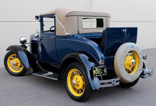 Henry Ford Model A Sports Coupe Antique Oldtimer Vinyl Rumble Seat Barn Find 1931 Ford Model A Sport Coupe