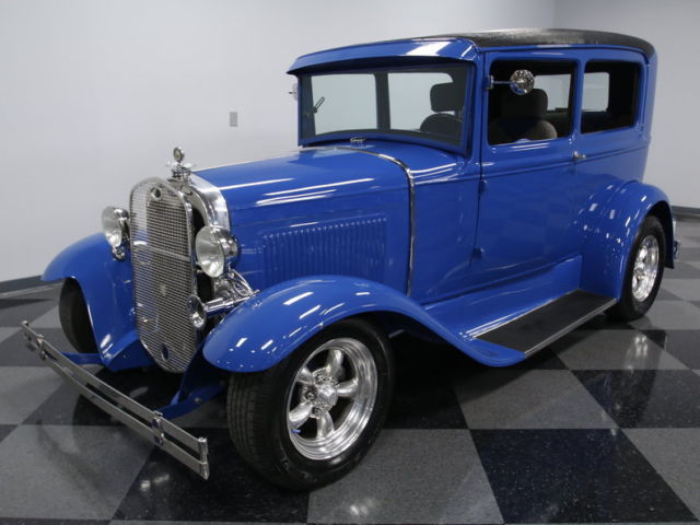 HENRY FORD STEEL, 350 V8, CUSTOM 4 LINK/COILOVERS, FRNT DISCS, VERY NICE PAINT!! 1930 Ford Model A