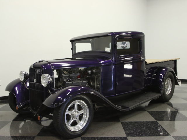 HENRY FORD STEEL BODY, 350 W/ DUAL QUADS, FORD 9", COILOVERS, FRNT DISCS, AUTO! 1933 Ford Other Pickups