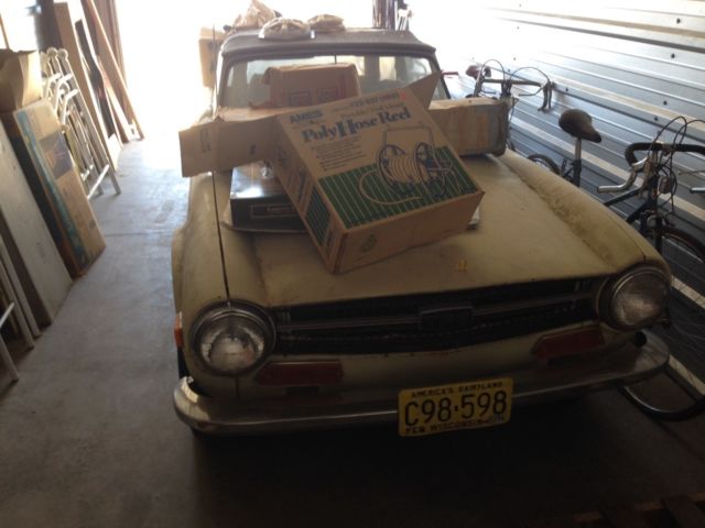 Here is you next project TR6, trying this again! Third time is the charm? 1971 Triumph TR-6