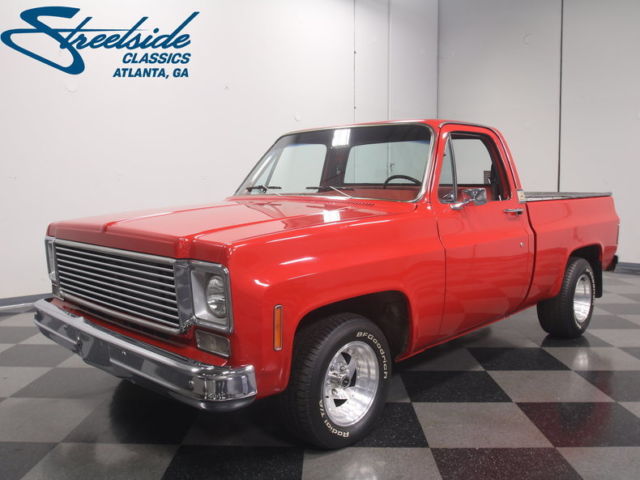 HIGH-DOLLAR MOTOR BUILD, STROKED TO 496 V8, AUTO, PWR STEER/BRAKES, SLEEPER!!! 1977 Chevrolet C-10