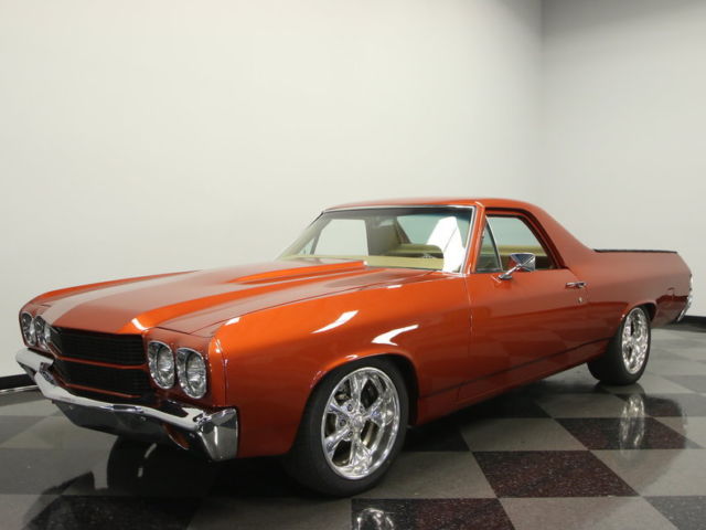 HIGH END BUILD, SHOW CAR PAINT, CUSTOM INTERIOR, 383 STROKER, 4 WHL DISCS, PS 1970 Chevrolet El Camino