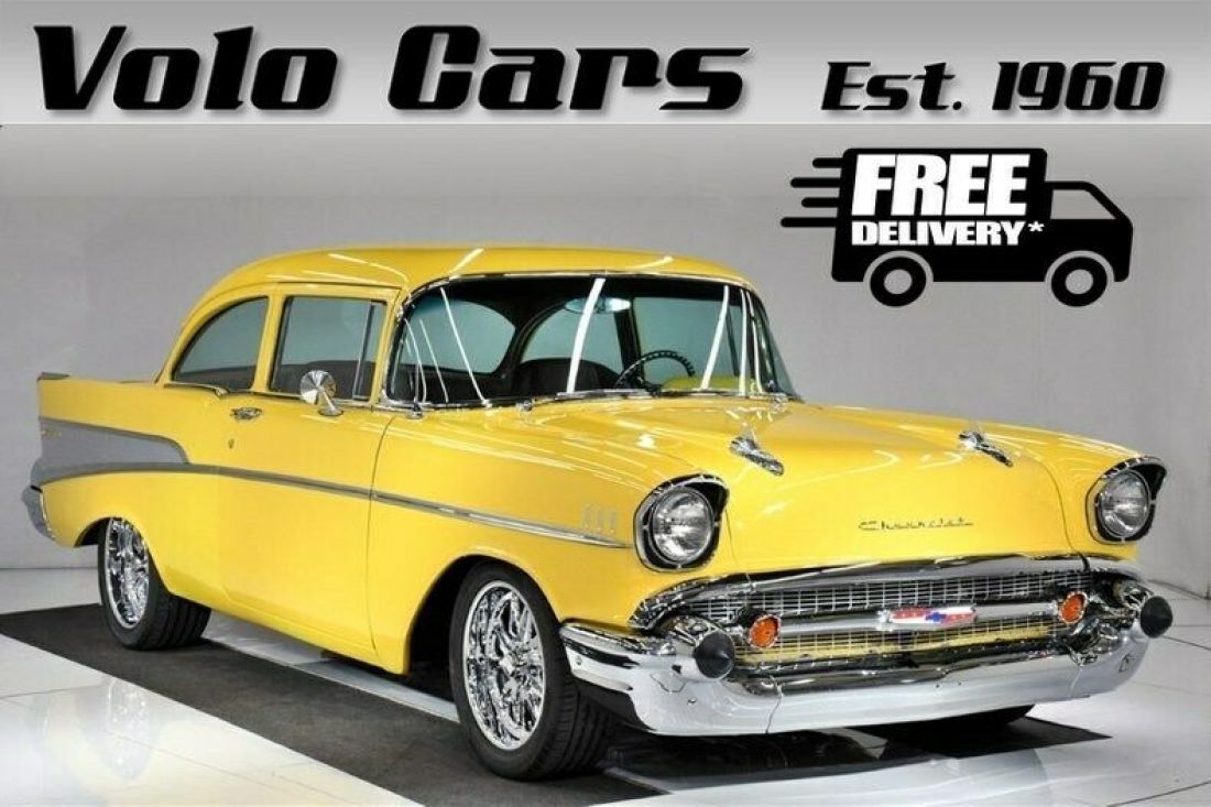 High end fit and finishes. Ps, pdb, p windows, seats, a/c! 1957 Chevrolet Bel Air/150/210