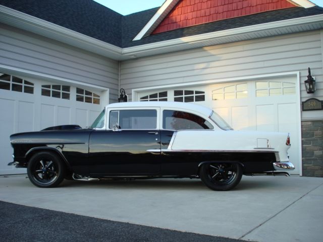 HIGH-END, FRAME-OFF BUILD, 388 Stroker, 4-Speed Vintage Air 1955 Chevrolet Bel Air/150/210 210