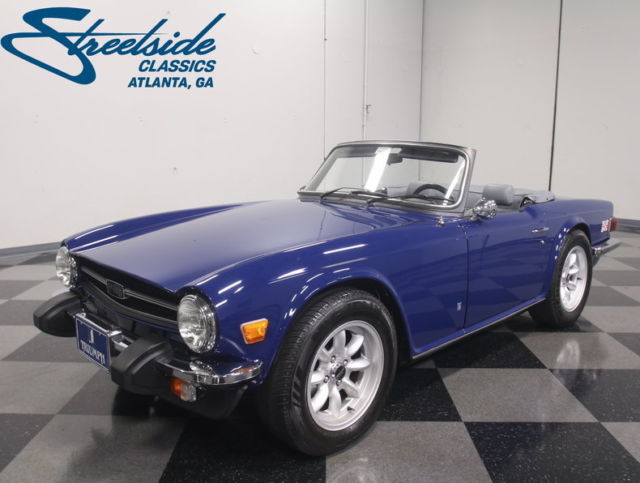 HIGH-END RESTORATION, 2.5L I6, 4-SPEED W/ ADDED OVERDRIVE, SHOW OR GO BEAUTY!! 1976 Triumph TR-6