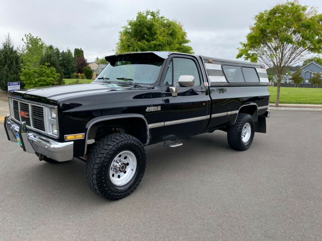 High Sierra Classic 2500 4x4 1987 GMC SIERRA CLASSIC 3/4 Ton 4x4 Black 2 Owner 1987 GMC Sierra 2500
