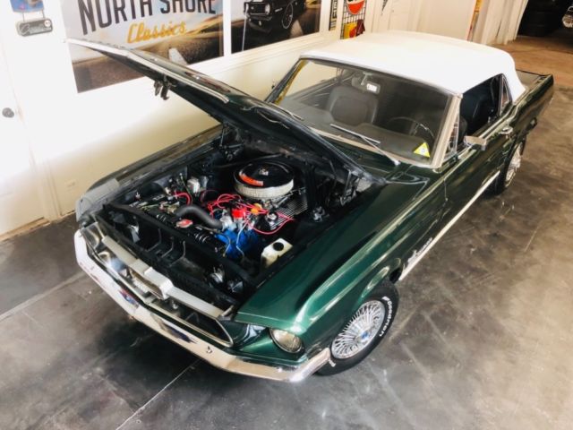 1967 Ford Mustang 289 C Code Power Top/PS Automatic Highland Green-V - photo 11