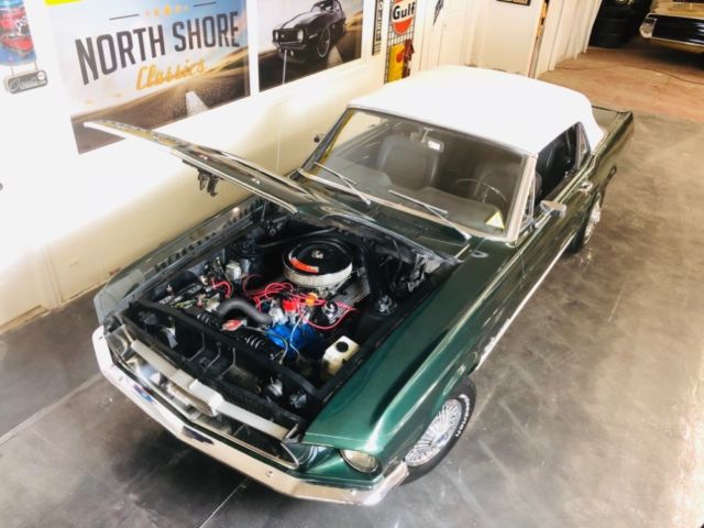 1967 Ford Mustang 289 C Code Power Top/PS Automatic Highland Green-V - photo 9