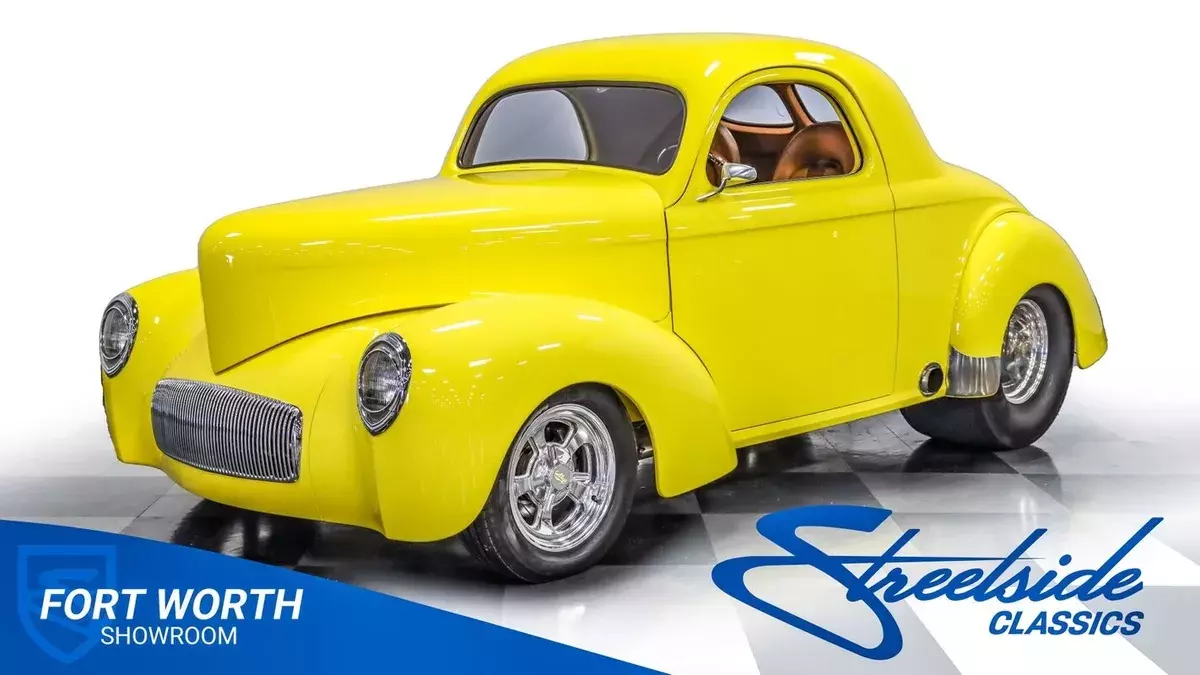 Highly Detailed Build! Fuel Inj 502 Crate V8, 4L80E Auto, A/C, Leather Interior, 1941 Willys Coupe ProStreet