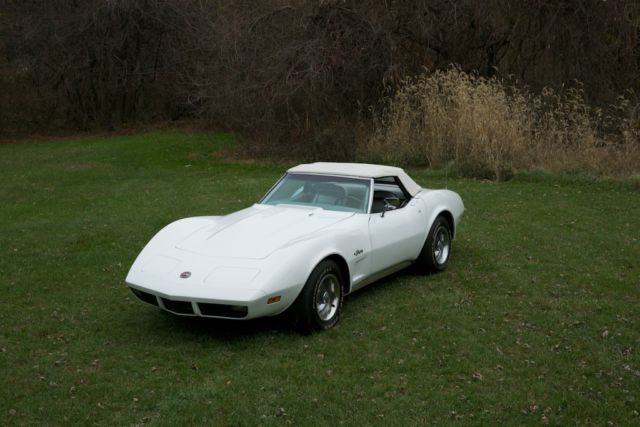 highly optioned - excellent condition - last of the legendary Big Blocks 1974 Chevrolet Corvette Big Block Air Conditioned Convertible