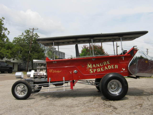 HISTORIC SHOW CAR GEORGE BARRIS CARL CASPER, MANURE SPREADER LIL STINKER RATROD 1930 Ford Model A 1932 TAGGERT BROS,CARL CASPER GEORGE BARRIS SIGNED