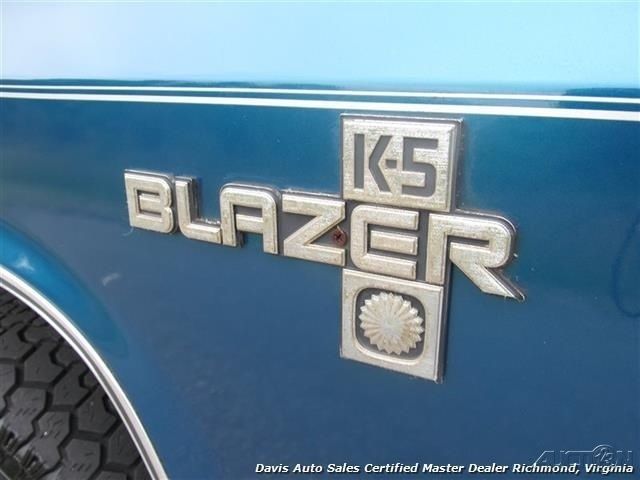1987 Chevrolet Blazer Silverado K5 4X4 Classic SUV Power Options Tow - photo 9