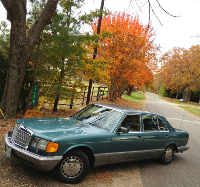 HOLLYWOOD CLASSIC 1987 MERCEDES BENZ 420SEL V8 WITH RE-BUILT ENGINE 1987 Mercedes-Benz S-Class Luxury