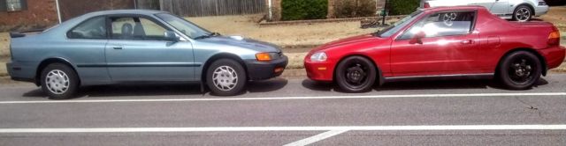 HONDA CIVIC & ACCORD (2 CARS) 1993 Honda Del Sol SI,LX